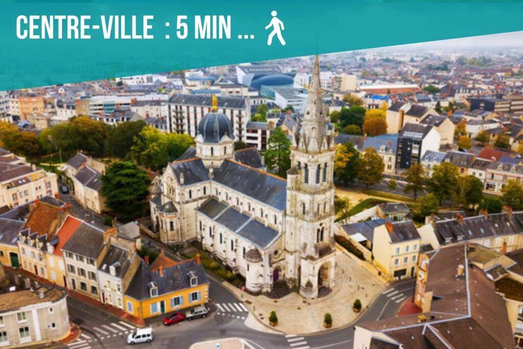 Le Petit Faubourg • Fibre • Proche Centre-Ville Châteauroux Eksteriør bilde